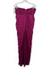 AMUR Size 6 Fuchsia Pink Polyester Accordion Pleats Halter Back Zip Maxi Dress Fuchsia Pink / 6