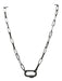 S. Carter Designs Beige, Gold & Clear Leather Raw Diamonds Necklace Beige, Gold & Clear