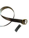 Bronze Leather Gold Buckle Metallic Shimmer Belts Bronze / M/L