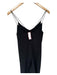 Mister Zimi Size 8 Black 100% Silk Spaghetti Strap Jumpsuit Black / 8