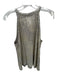 Moulinette Soeurs by Anthropologie Size M Silver & Gold Polyester Packable Top Silver & Gold / M