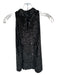 Eri + Ali Size M Black Polyester Sequin Halter Neck Top Black / M