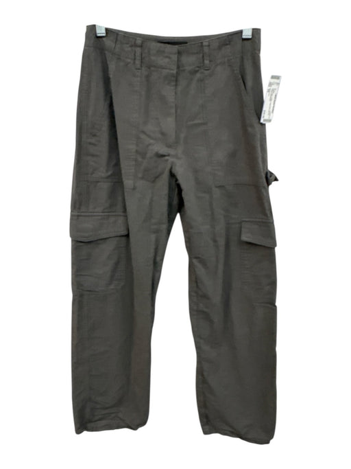 White Fox Size XS Dark Gray Cotton High Rise Zip Fly Cargo Pants Dark Gray / XS