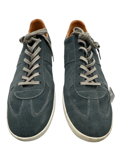 Beckett Simonon Shoe Size 10 Blue Suede Solid Low Top Men's Shoes Blue / 10