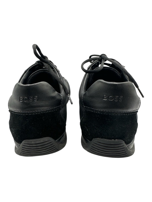 Boss Shoe Size 43 Black Synthetic Low Top Men's Shoes Black / 43
