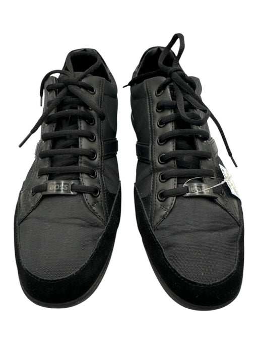 Boss Shoe Size 43 Black Synthetic Low Top Men's Shoes Black / 43
