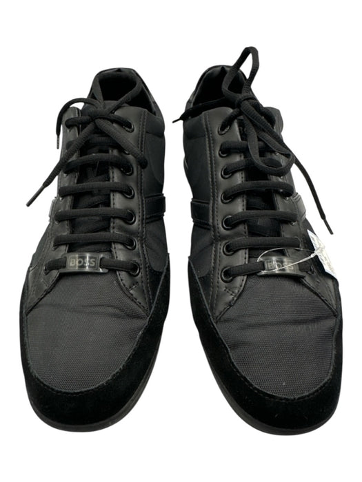 Boss Shoe Size 43 Black Synthetic Low Top Men's Shoes Black / 43