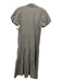 Brochu Walker Size Small Taupe Polyester & Cotton Short Puff Sleeve Tiered Dress Taupe / Small
