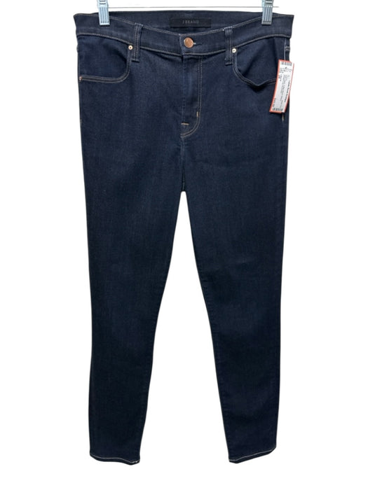 J Brand Size 28 Dark Wash Cotton Blend Skinny Straight Leg Jeans Dark Wash / 28