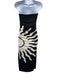 Cala de la Cruz Size Medium Black & Cream Polyester Blend Strapless Dress Black & Cream / Medium
