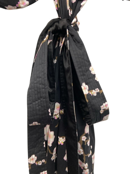 Cynthia Rowley Size S Black, Pink & White Cotton Blend 1/2 Balloon Sleeve Dress Black, Pink & White / S