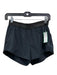 Outdoor Voices Size S Black Polyester Blend Elastic Waist Zip Pocket Shorts Black / S