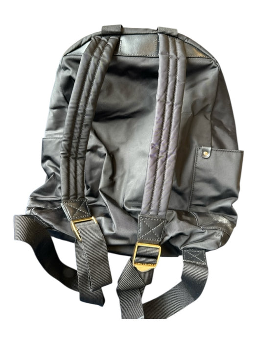 Marc Jacobs Black Polyethylene Gold hardware Mini Backpack Black