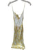 Peppermayo Size 0 Yellow & White Polyester Maxi Spaghetti Strap Floral Dress Yellow & White / 0