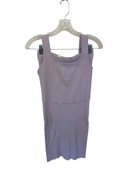 House of Harlow Size S Lavender Viscose Blend Sleeveless Ribbed Maxi Skirt Set Lavender / S