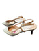 Bandolino Shoe Size 6 Tan Raffia Kitten Heel Pointed Toe Slingbacks Tan / 6