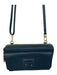 Spartina Navy Leather Crossbody Zip Around Bag Navy / XS