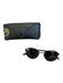 Ray Ban Black Metal round Sunglasses Black