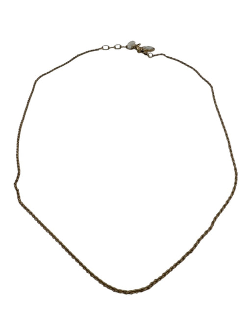 Mignonne Gavigan Gold Metal Rope Chain Dainty Necklace Gold