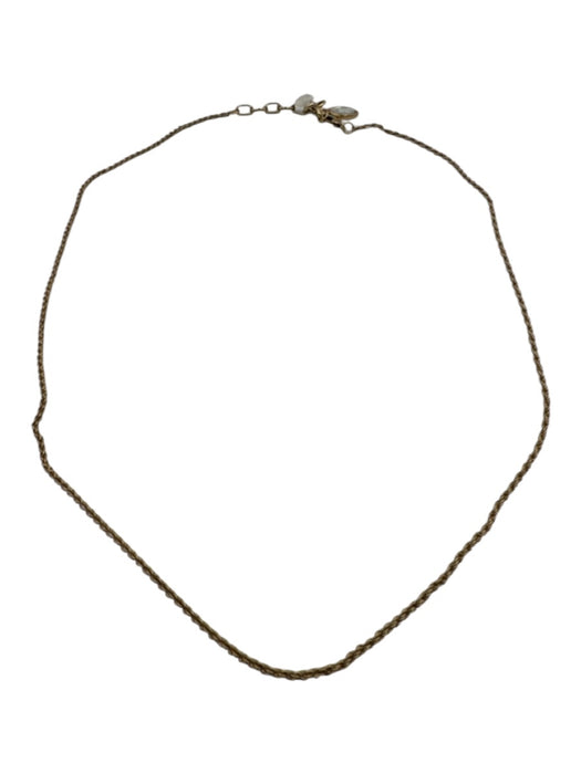 Mignonne Gavigan Gold Metal Rope Chain Dainty Necklace Gold