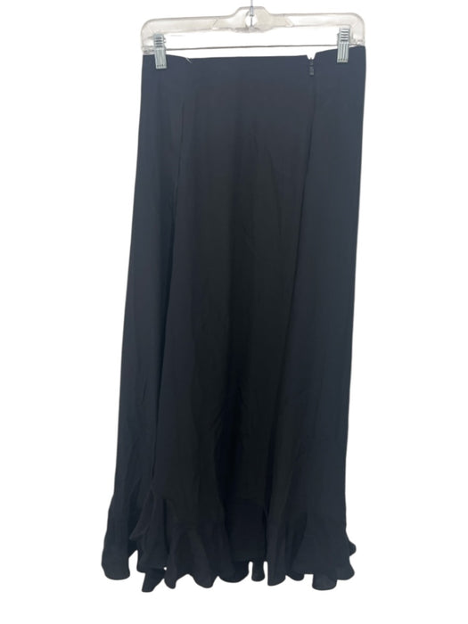 Chloe Size 36 Black Silk Maxi Elastic Waist Maxi Skirt Black / 36