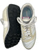 Saucony Shoe Size 8 White & Beige Leather Blend Tie & Elastic Waist Sneakers White & Beige / 8