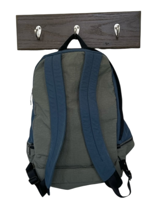 Lululemon Navy & Green Nylon Color Block Athletic Men's Bag Navy & Green