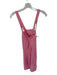 Madewell Size 4 Pink Linen Blend Racerback Open Back Dress Pink / 4