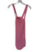 Madewell Size 4 Pink Linen Blend Racerback Open Back Dress Pink / 4