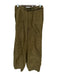 Daily Practice Size S Olive Cotton Blend Pockets Scrunch Elastic Waist Pants Olive / S