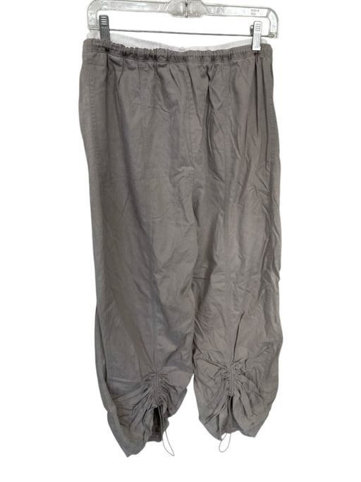 Daily Practice Size S Grey & White Cotton Blend Elastic Waist Pockets Pants Grey & White / S