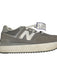 New Balance Shoe Size 8.5 Grey & White Platform White laces Logo Sneakers Grey & White / 8.5