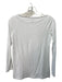 Ann Mashburn Size XS White Cotton Wide Neck Long Sleeve Top White / XS