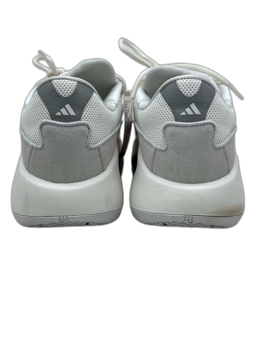 Adidas Shoe Size 12 White Synthetic Solid Sneaker Basketball Men's Shoes White / 12