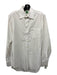 Sid Mashburn Size 15 White Cotton Solid Button Down Men's Long Sleeve Top 15