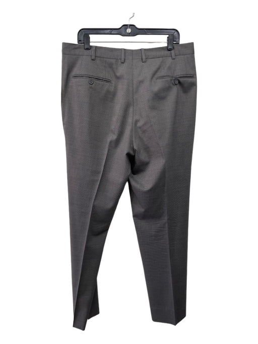 Santorelli Size 36 Gray Wool Blend Micro Dress Men's Pants 36