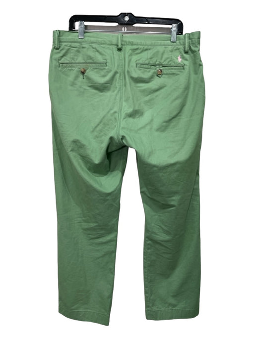 Polo Size 34 Green Cotton Blend Solid Khakis Men's Pants 34