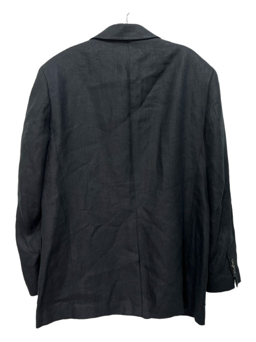 Polo Black Linen Solid Blazer 3 button Men's Blazer L