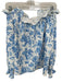 Tuckernuck Size XS White & Blue Polyester Off Shoulder Floral Top White & Blue / XS