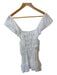 Loveshackfancy Size S White Cotton Flutter Sleeves Eyelet Ruffles Dress White / S