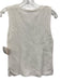 White + Warren Size XS White Cotton Knit Sleeveless Sweater Vest Top White / XS