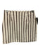 Le Bop Size S White & Brown Cotton Stripe Long Sleeve Knee Length Skirt Set White & Brown / S