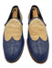 Kiton Shoe Size 8 AS IS Blue & Tan Leather Low Top Men's Shoes Blue & Tan / 8