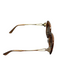 Bvlgari Amber Acrylic Gold hardware Square Frame Thick Frame Sunglasses Amber