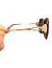 Bvlgari Amber Acrylic Gold hardware Square Frame Thick Frame Sunglasses Amber