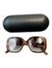 Bvlgari Amber Acrylic Gold hardware Square Frame Thick Frame Sunglasses Amber