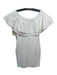 endless rose Size S White Pop Over Cap Sleeve Fitted Mini Dress White / S