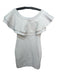 endless rose Size S White Pop Over Cap Sleeve Fitted Mini Dress White / S