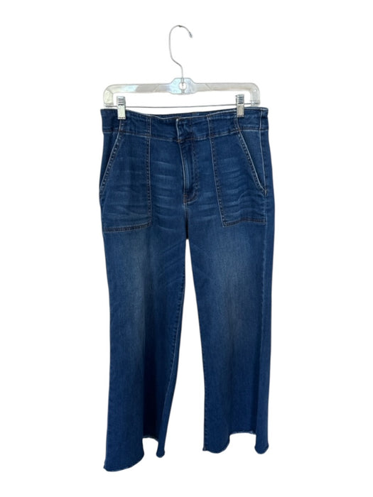 KUT Size 6 Dark Wash Cotton Blend Front & Back Pockets Square Pockets Jeans Dark Wash / 6