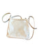 Hobo Tan Leather Pockets Cross Body Zip Close Floral Interior Purse Tan